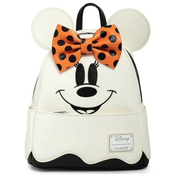 Loungefly Disney Ghost Minnie Mouse Glow in the Dark Backpack main image 6